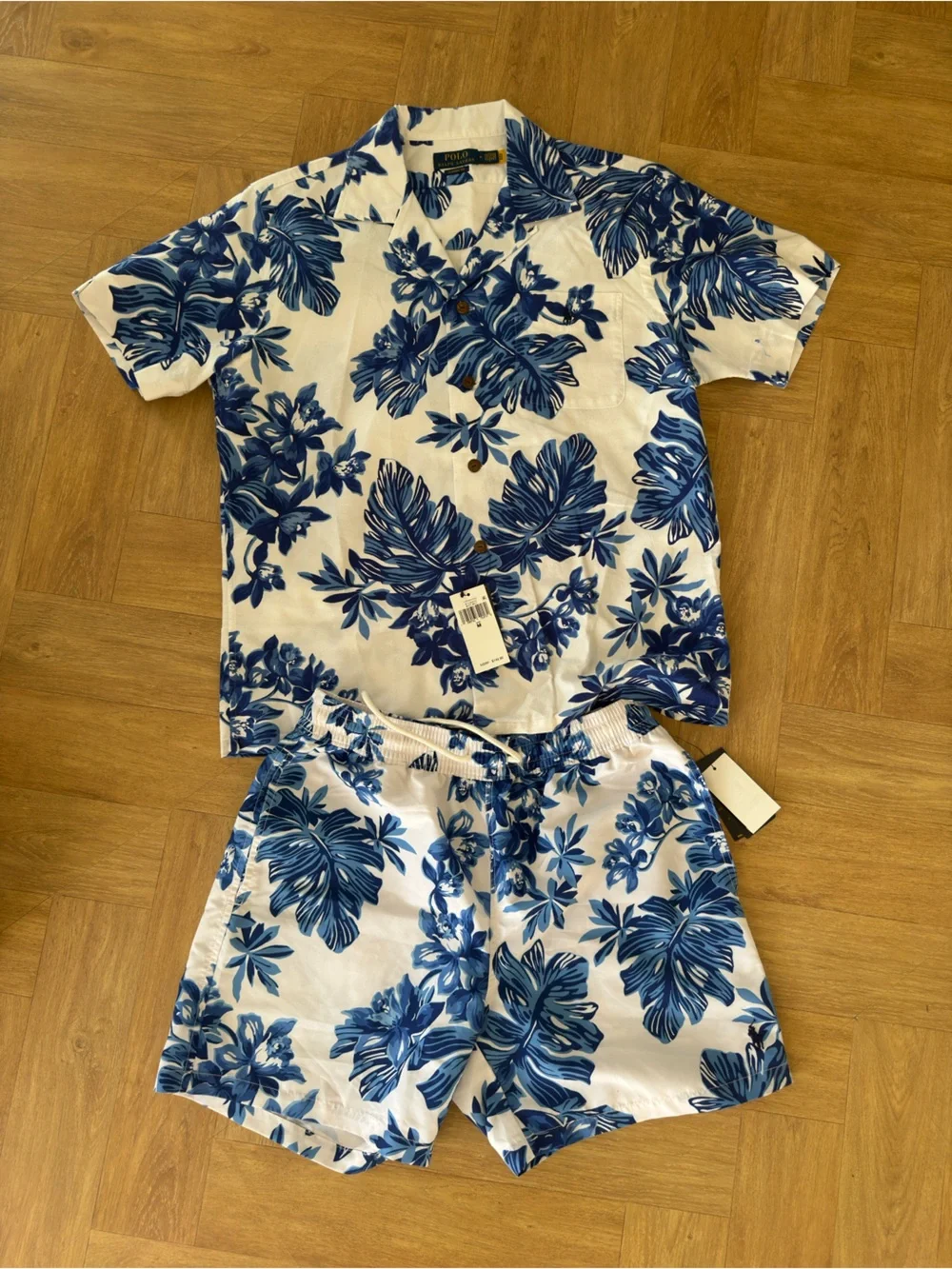 Polo Ralph Lauren Tropical Set, Shirt & Swim Shorts NEW
